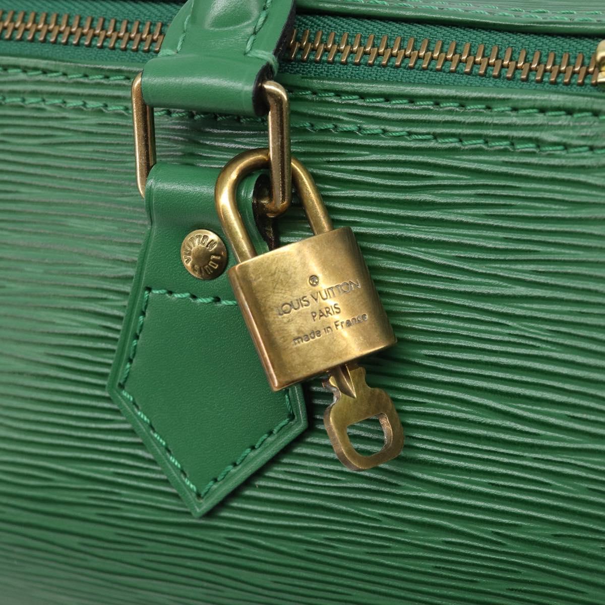 LOUIS VUITTON Epi Speedy 25 Hand Bag Borneo Green M43014 LV Auth 204078V
