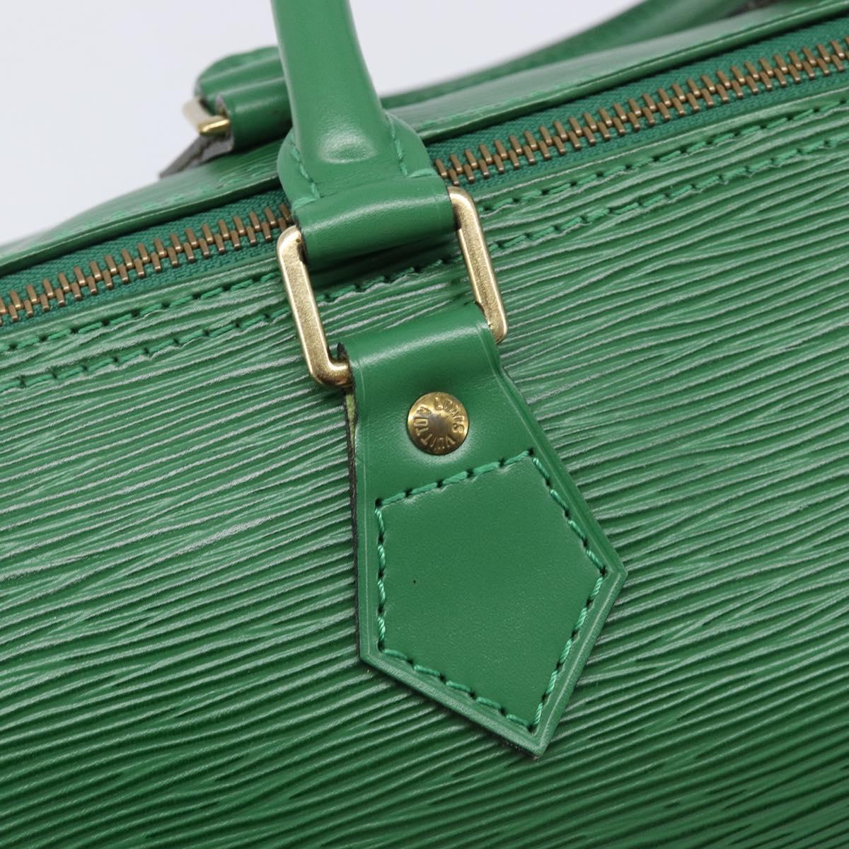 LOUIS VUITTON Epi Speedy 25 Hand Bag Borneo Green M43014 LV Auth 204078V
