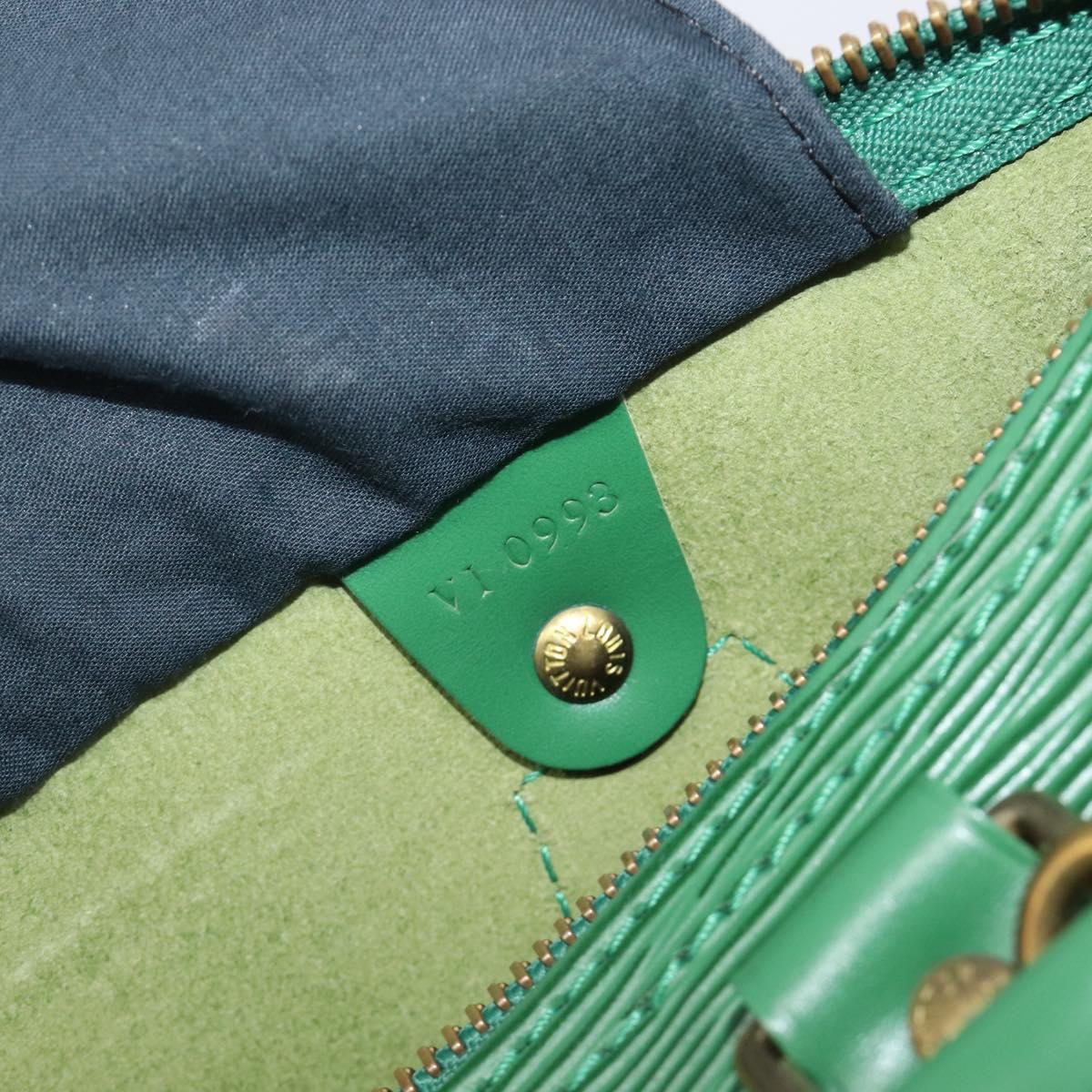 LOUIS VUITTON Epi Speedy 25 Hand Bag Borneo Green M43014 LV Auth 204078V