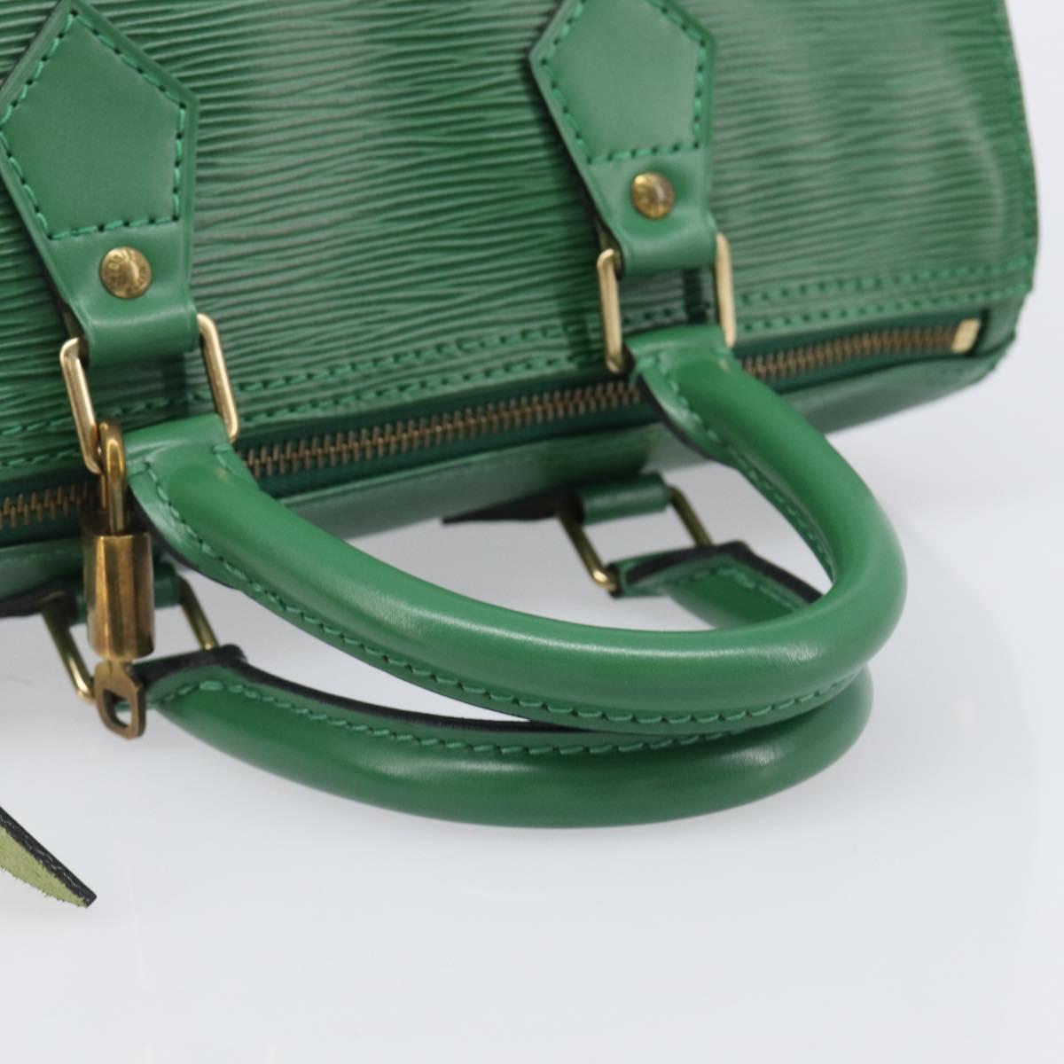 LOUIS VUITTON Epi Speedy 25 Hand Bag Borneo Green M43014 LV Auth 204078V