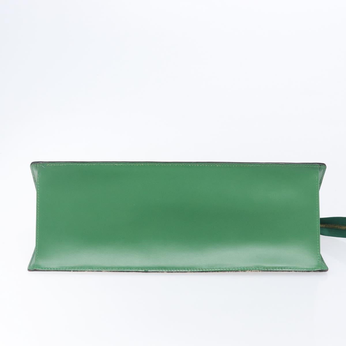 LOUIS VUITTON Epi Sac Triangle Hand Bag Green M52094 LV Auth 204080