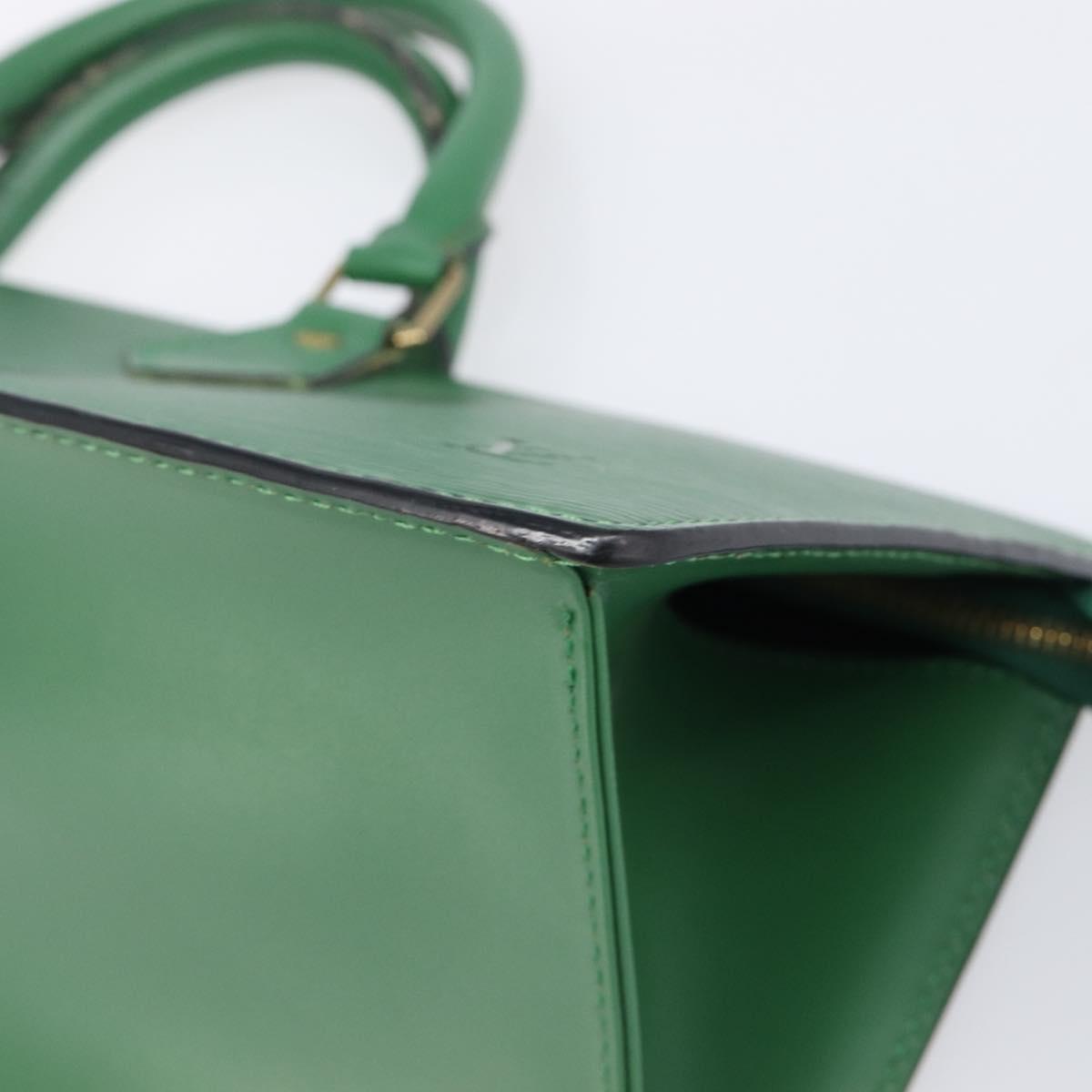 LOUIS VUITTON Epi Sac Triangle Hand Bag Green M52094 LV Auth 204080