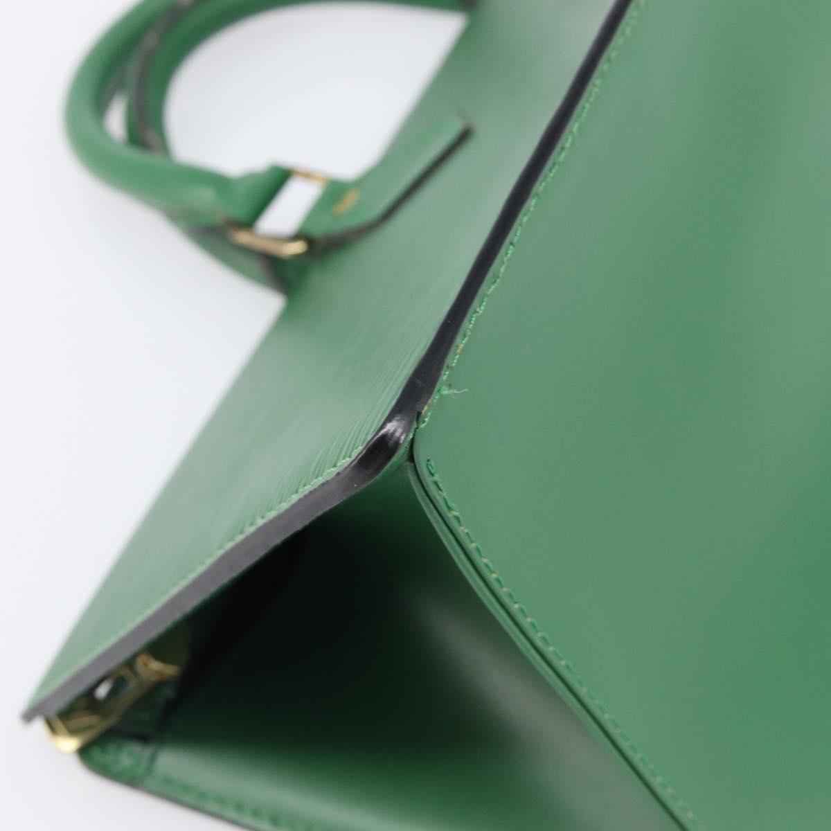 LOUIS VUITTON Epi Sac Triangle Hand Bag Green M52094 LV Auth 204080