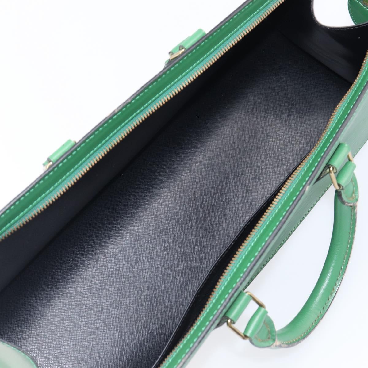 LOUIS VUITTON Epi Sac Triangle Hand Bag Green M52094 LV Auth 204080