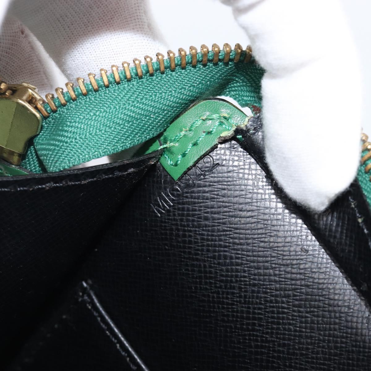 LOUIS VUITTON Epi Sac Triangle Hand Bag Green M52094 LV Auth 204080