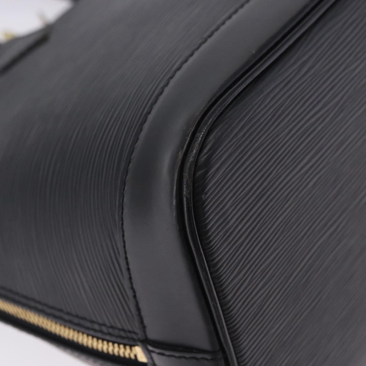 LOUIS VUITTON Epi Alma Hand Bag Noir Black M52142 LV Auth 204082V