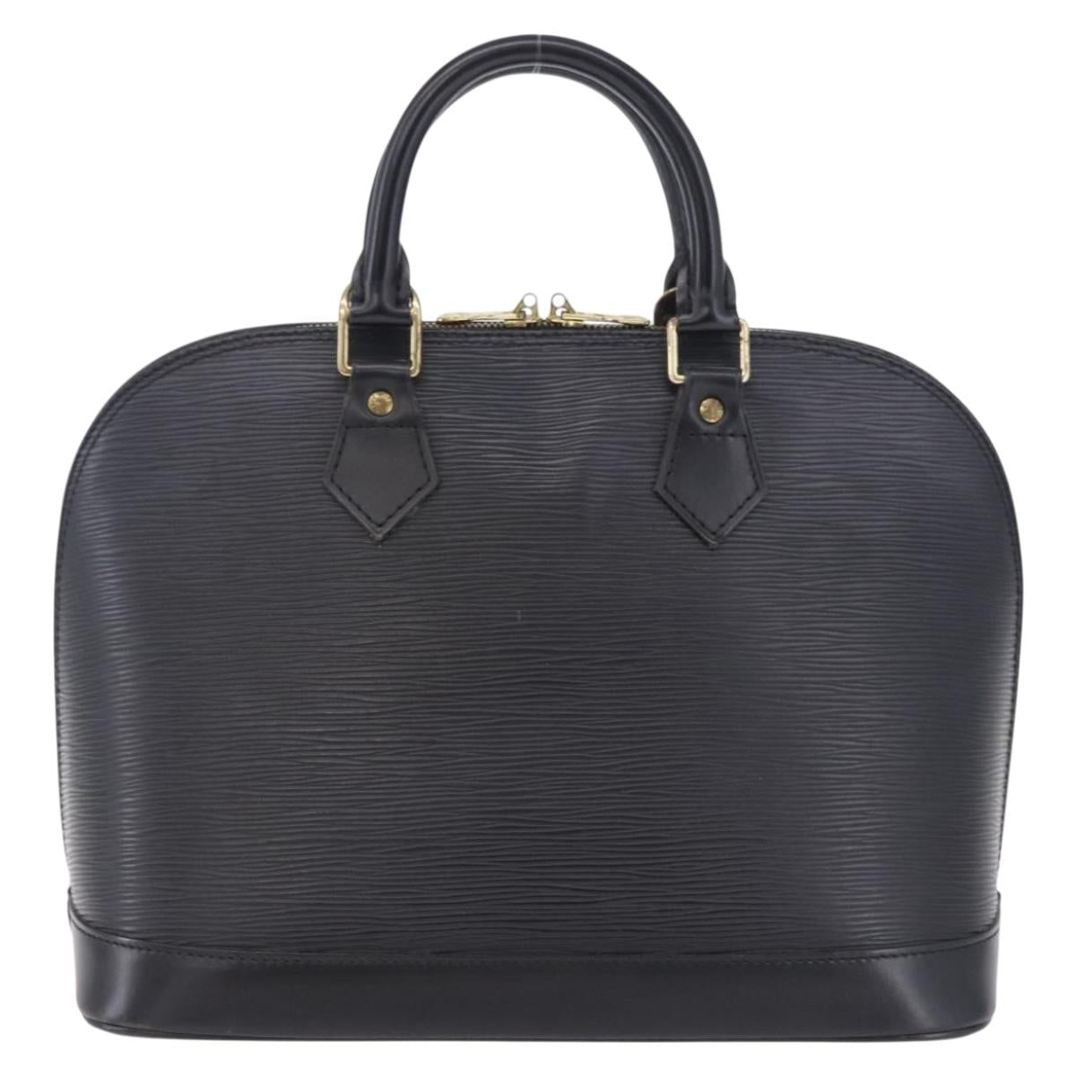 LOUIS VUITTON Epi Alma Hand Bag Noir Black M52142 LV Auth 204082V