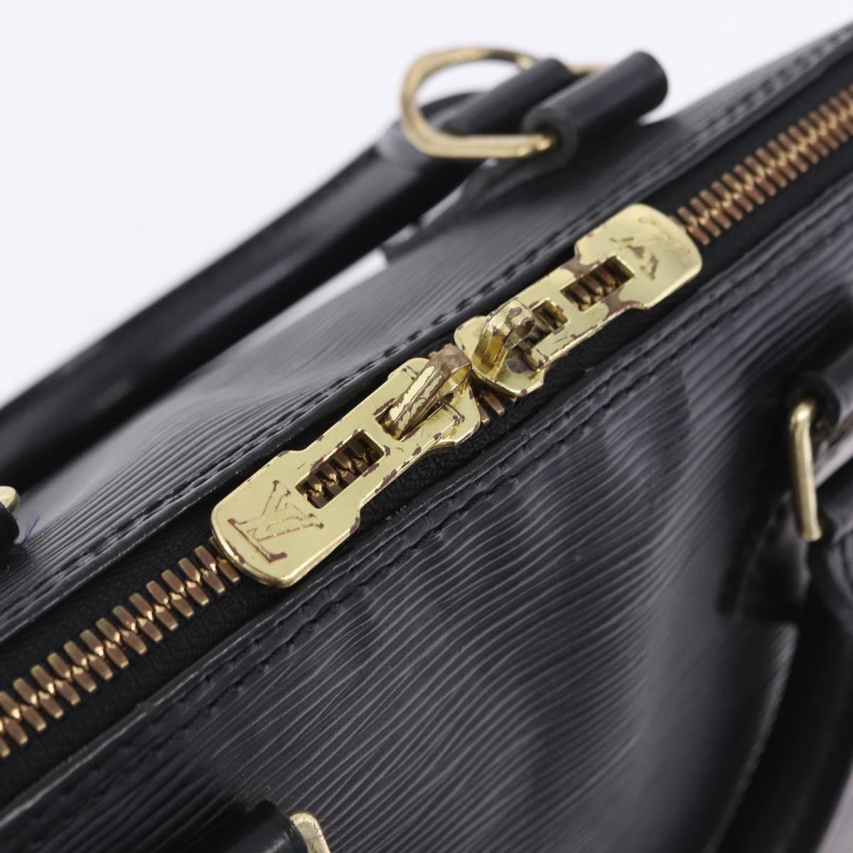 LOUIS VUITTON Epi Alma Hand Bag Noir Black M52142 LV Auth 204082V