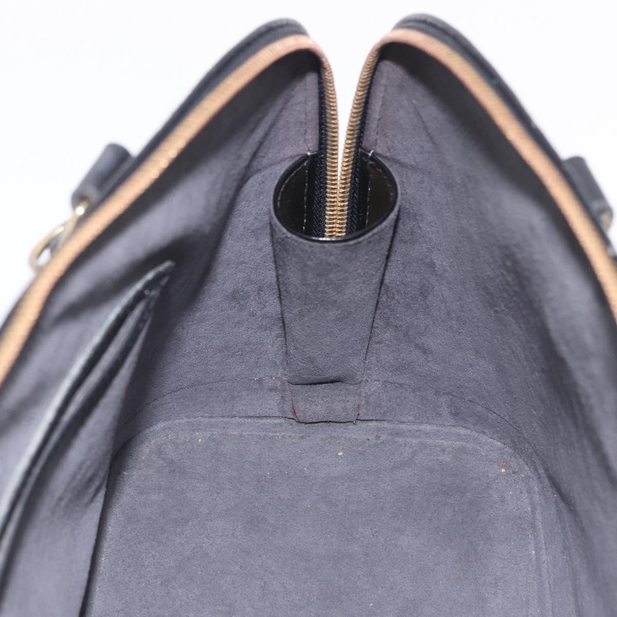 LOUIS VUITTON Epi Alma Hand Bag Noir Black M52142 LV Auth 204082V