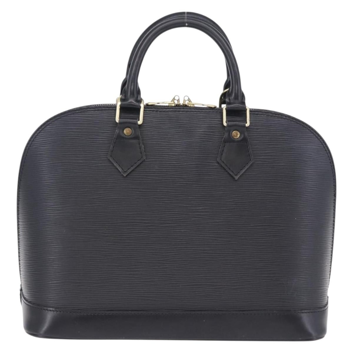 LOUIS VUITTON Epi Alma Hand Bag Noir Black M52142 LV Auth 204082V