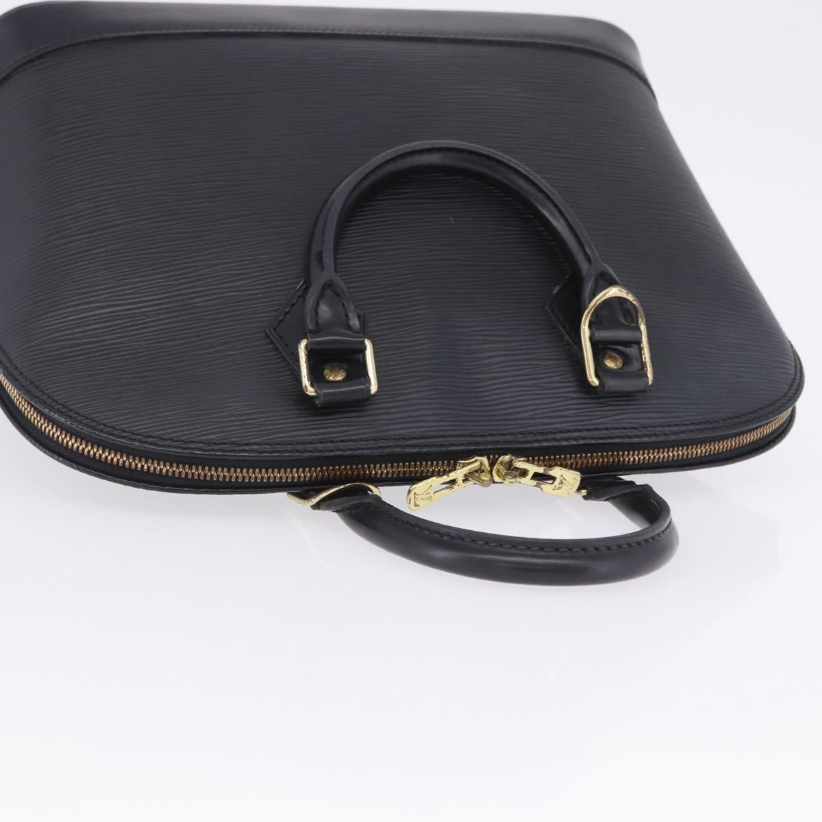 LOUIS VUITTON Epi Alma Hand Bag Noir Black M52142 LV Auth 204082V