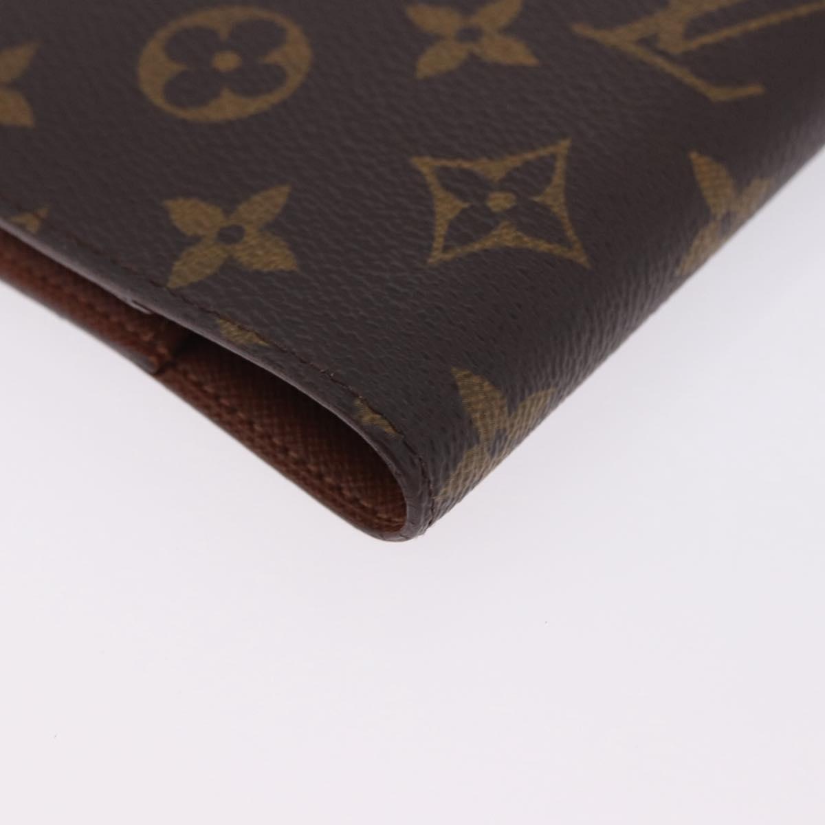 LOUIS VUITTON Monogram Agenda PM Day Planner Cover R20005 LV Auth 204086