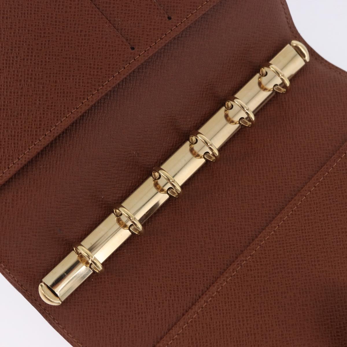 LOUIS VUITTON Monogram Agenda PM Day Planner Cover R20005 LV Auth 204086