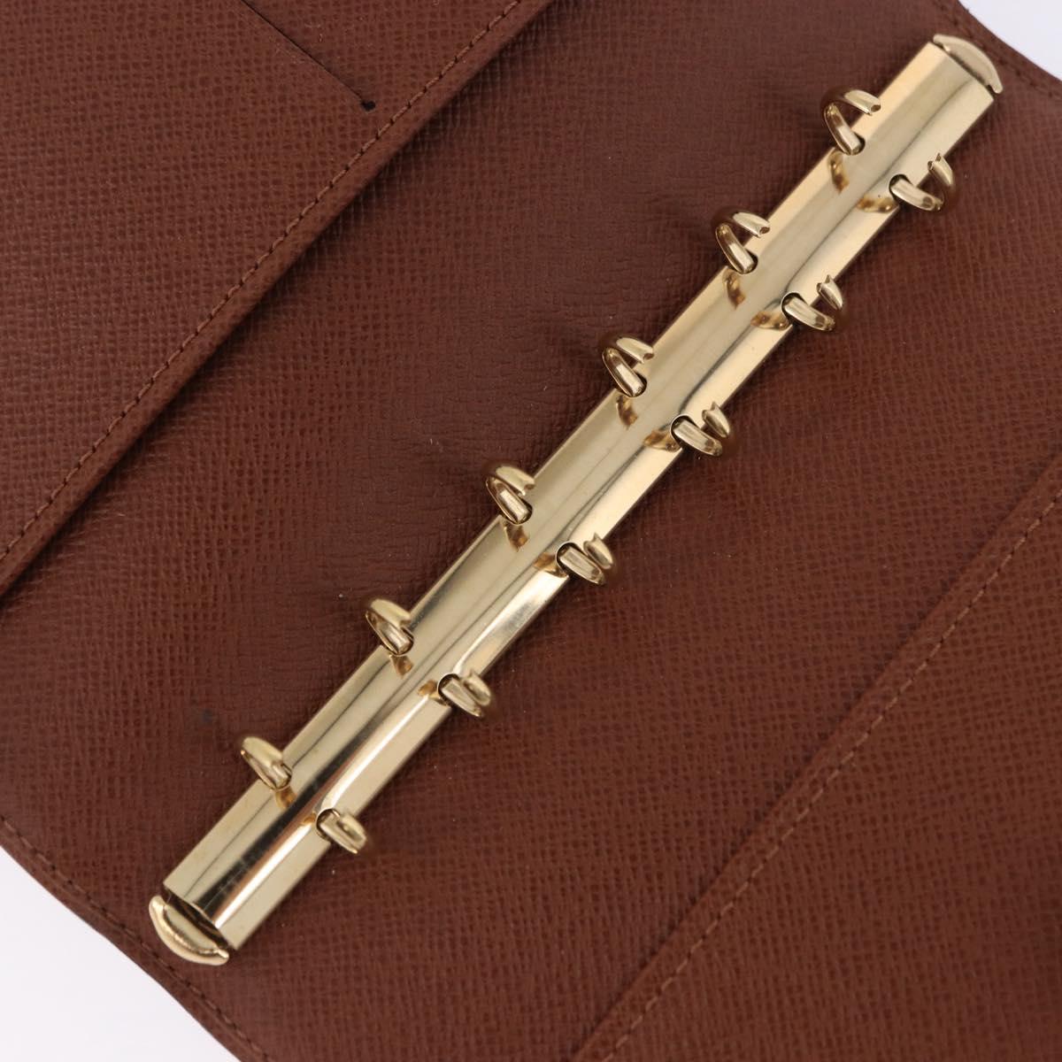 LOUIS VUITTON Monogram Agenda PM Day Planner Cover R20005 LV Auth 204086