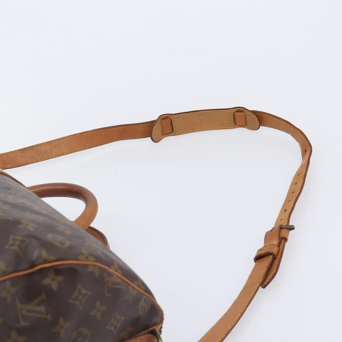 LOUIS VUITTON Monogram Keepall Bandouliere 50 Boston Bag M41416 LV Auth 204089