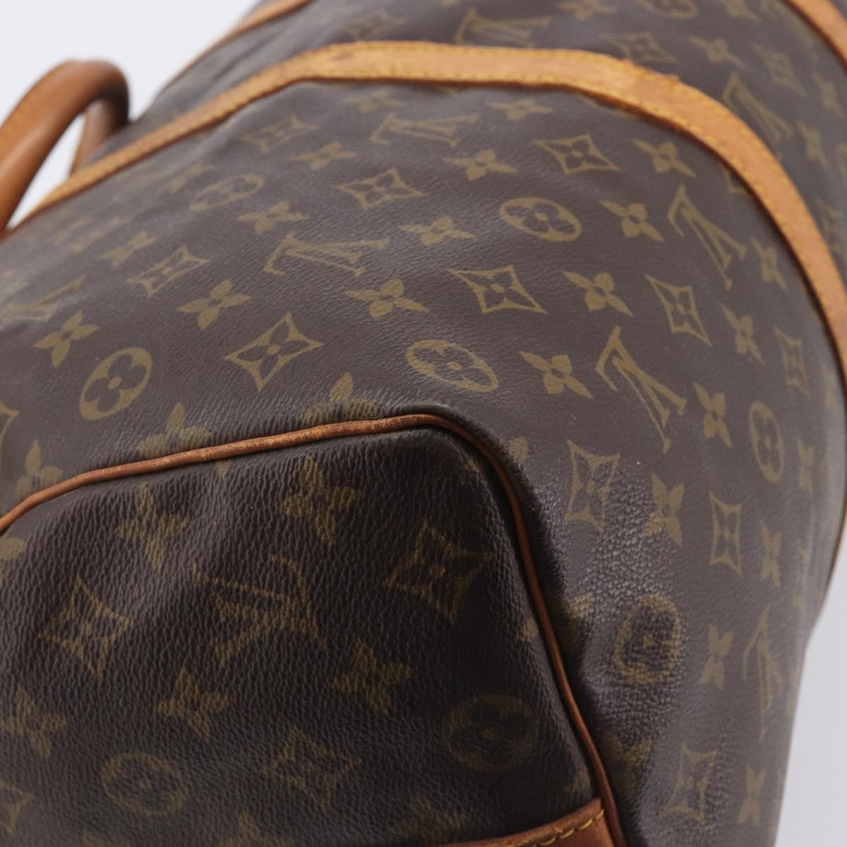 LOUIS VUITTON Monogram Keepall Bandouliere 50 Boston Bag M41416 LV Auth 204089