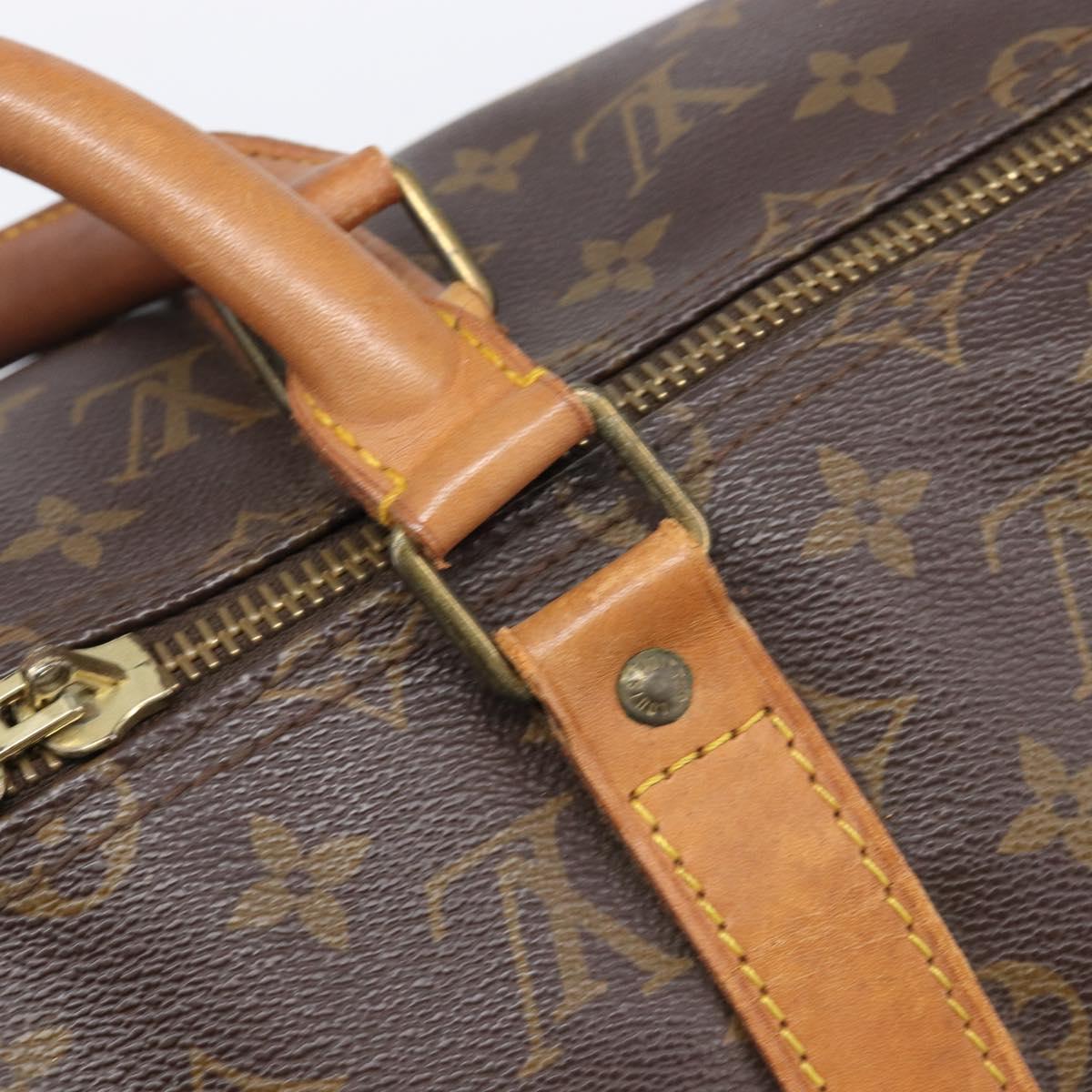 LOUIS VUITTON Monogram Keepall Bandouliere 50 Boston Bag M41416 LV Auth 204089