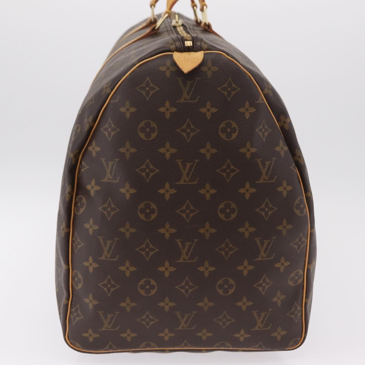 LOUIS VUITTON Monogram Keepall 60 Boston Bag M41422 LV Auth 204091V