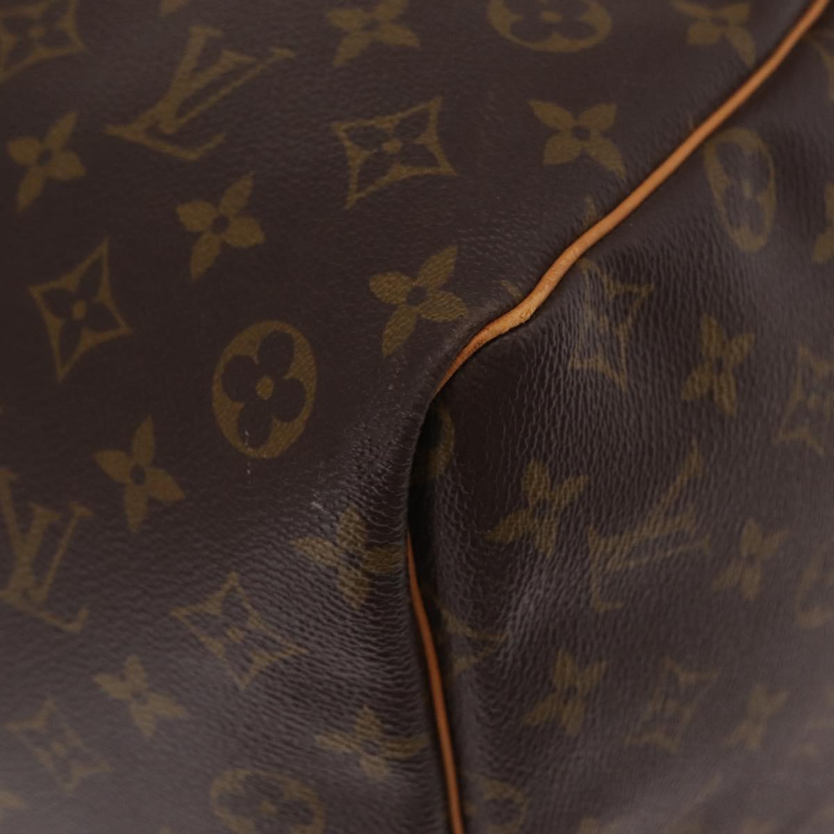 LOUIS VUITTON Monogram Keepall 60 Boston Bag M41422 LV Auth 204092V
