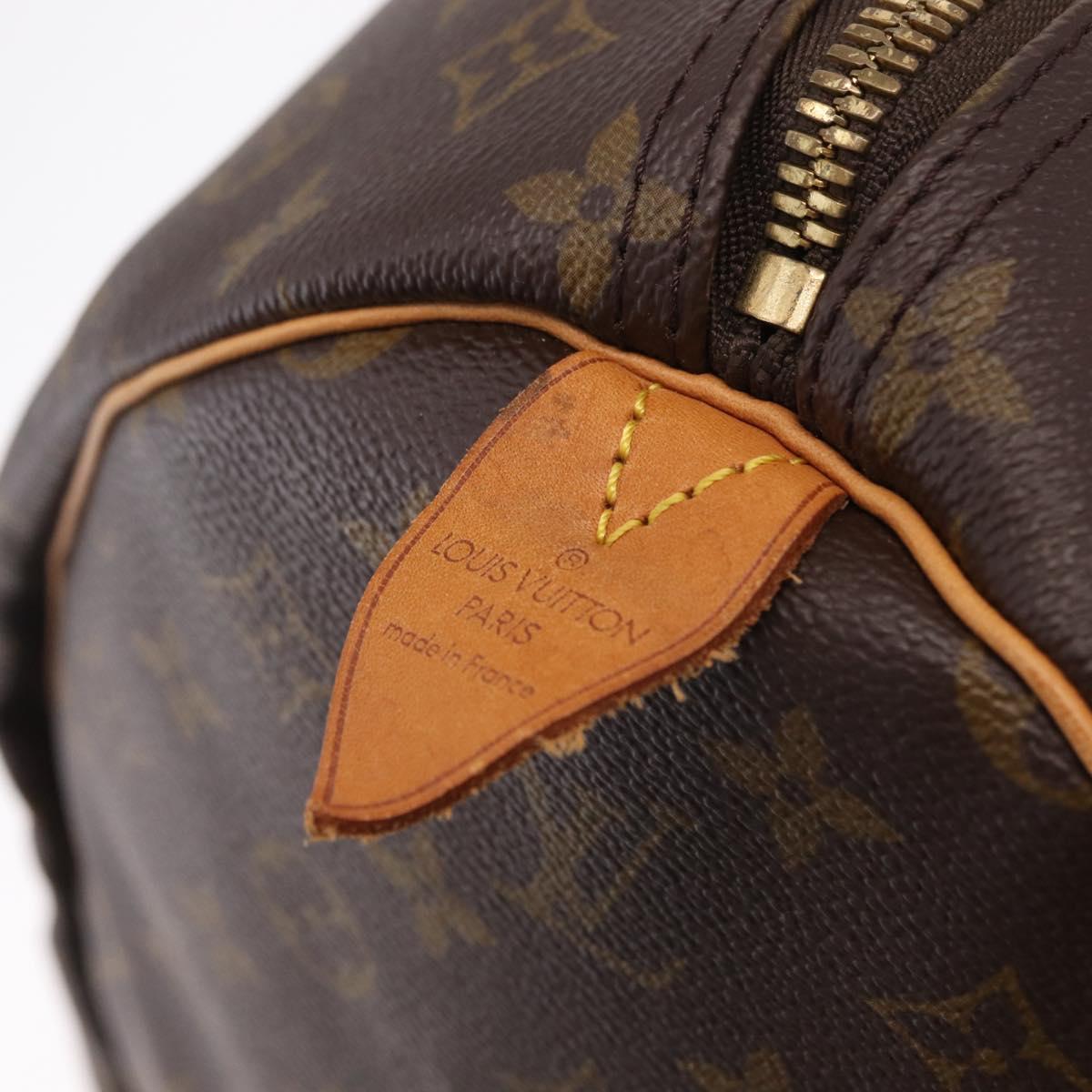 LOUIS VUITTON Monogram Keepall 60 Boston Bag M41422 LV Auth 204092V