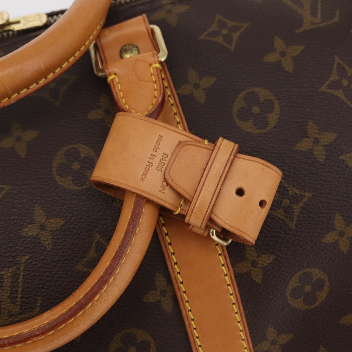 LOUIS VUITTON Monogram Keepall 60 Boston Bag M41422 LV Auth 204092V