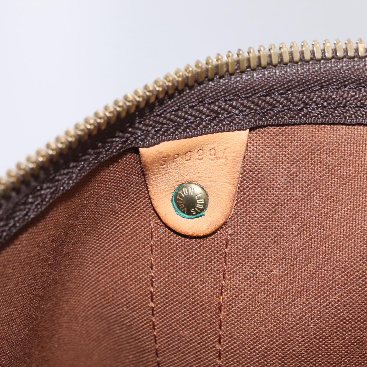 LOUIS VUITTON Monogram Keepall 60 Boston Bag M41422 LV Auth 204092V