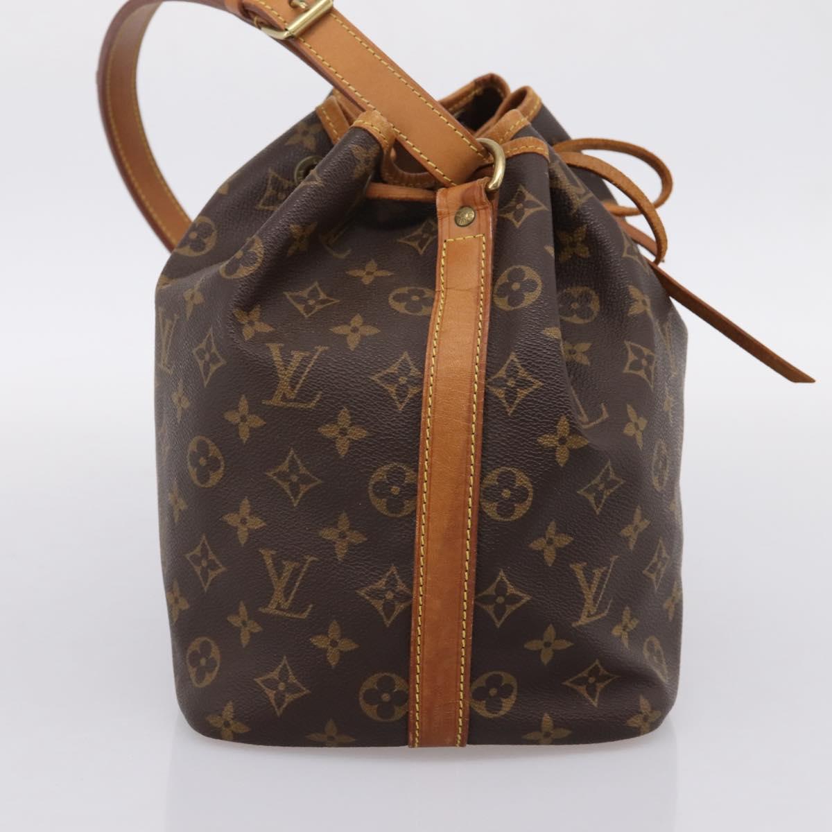 LOUIS VUITTON Monogram Petit Noe Shoulder Bag M42226 LV Auth 204097V