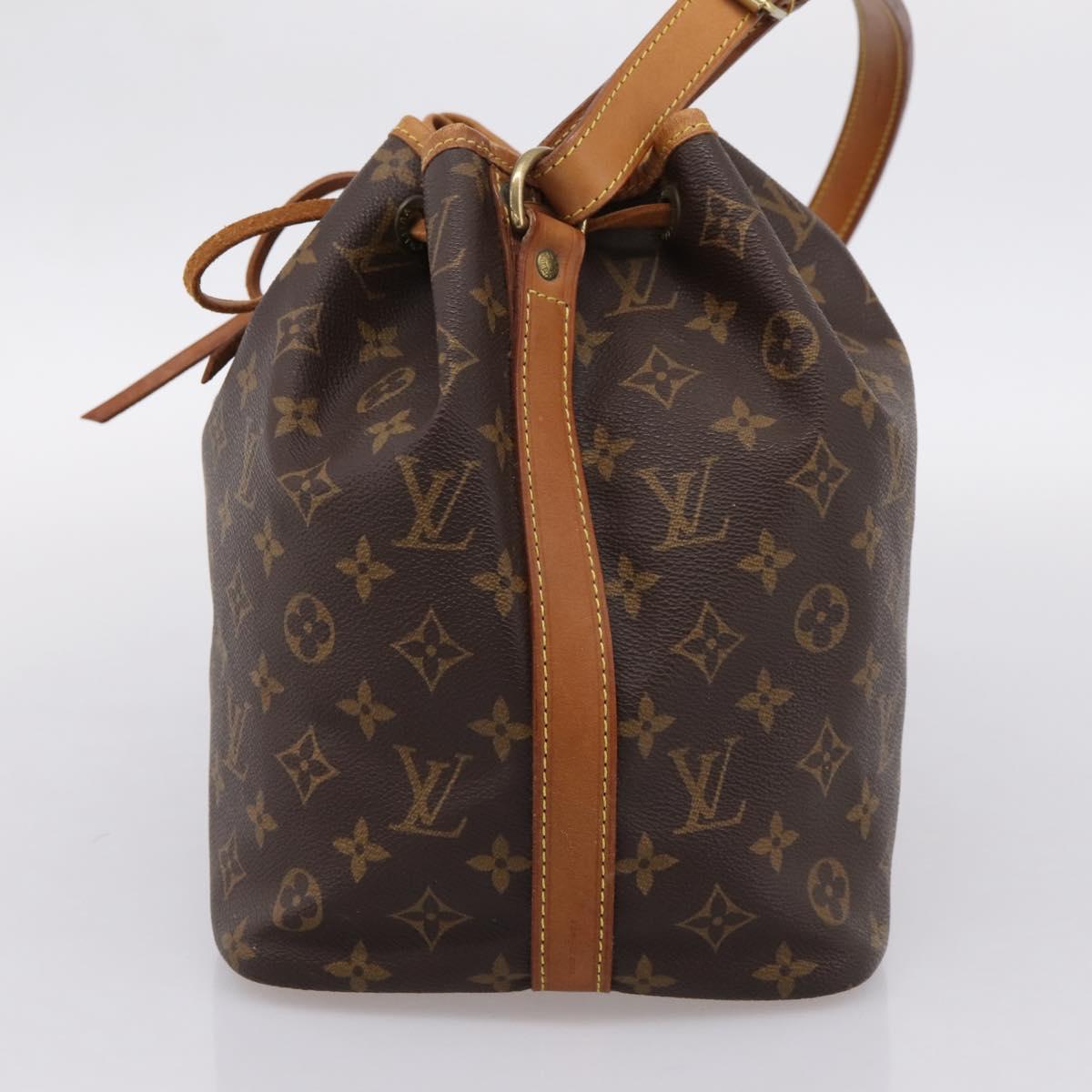 LOUIS VUITTON Monogram Petit Noe Shoulder Bag M42226 LV Auth 204097V