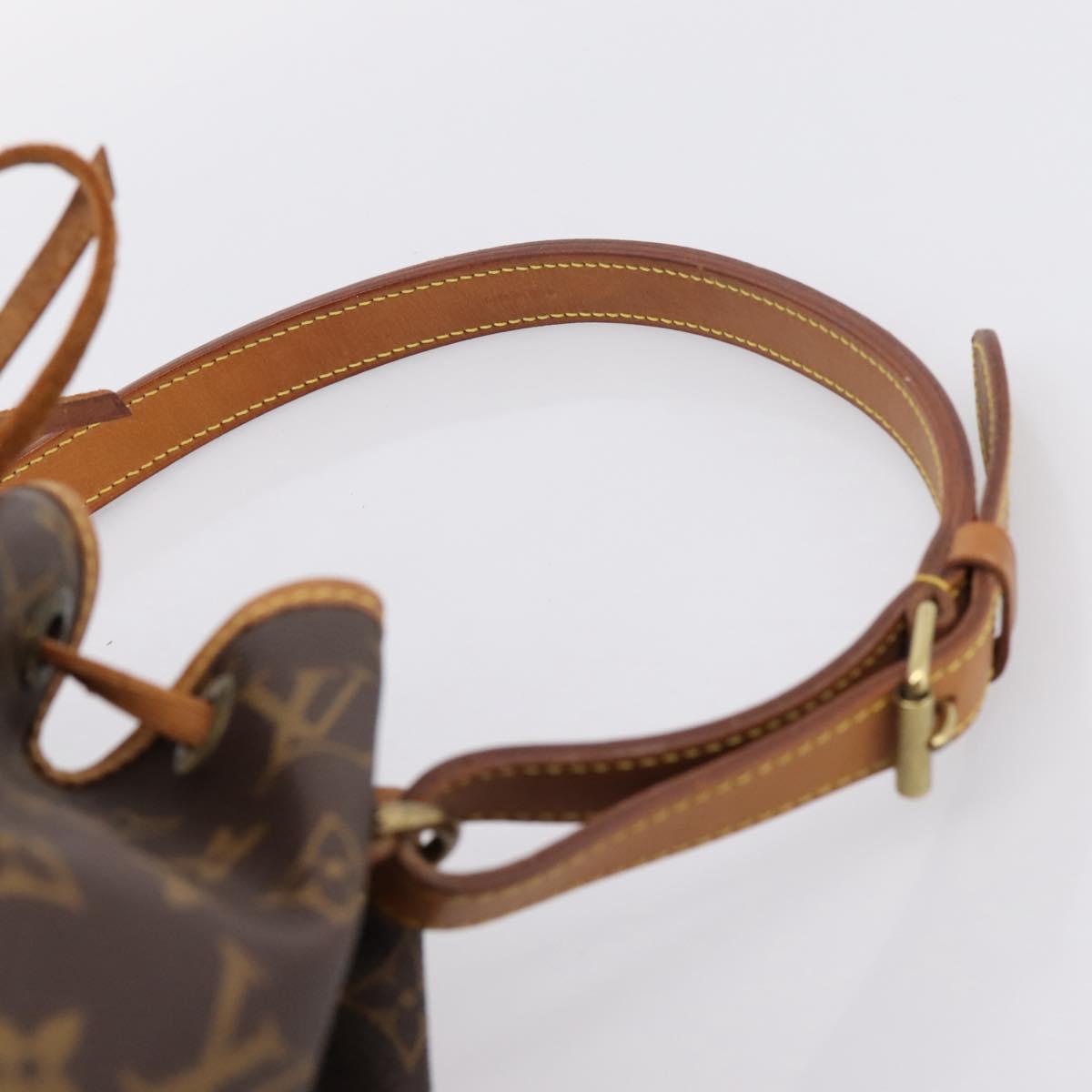 LOUIS VUITTON Monogram Petit Noe Shoulder Bag M42226 LV Auth 204097V