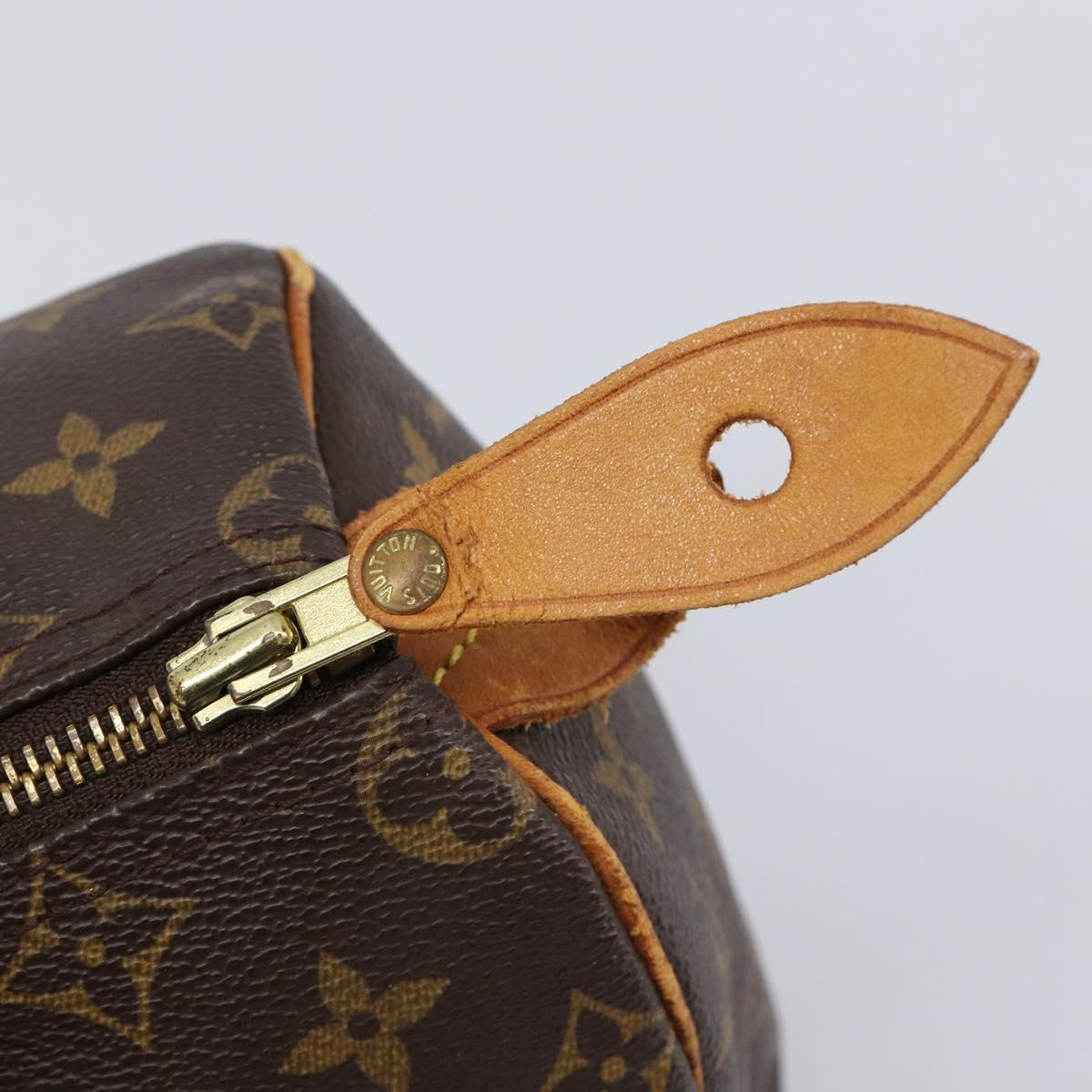 LOUIS VUITTON Monogram Speedy 25 Hand Bag M41528 LV Auth 204113