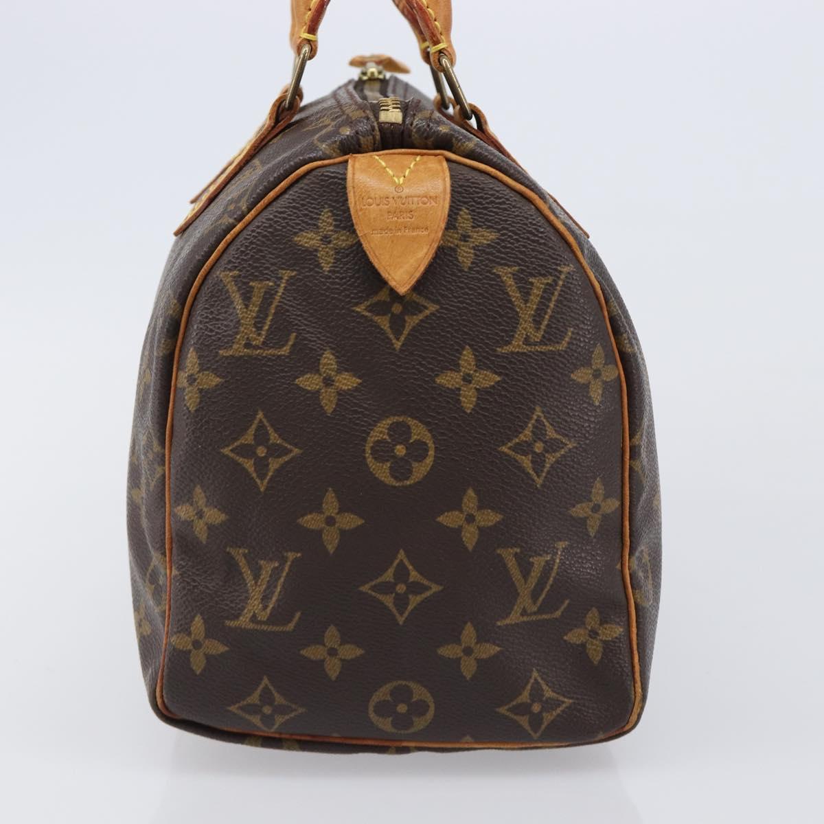 LOUIS VUITTON Monogram Speedy 25 Hand Bag M41528 LV Auth 204113