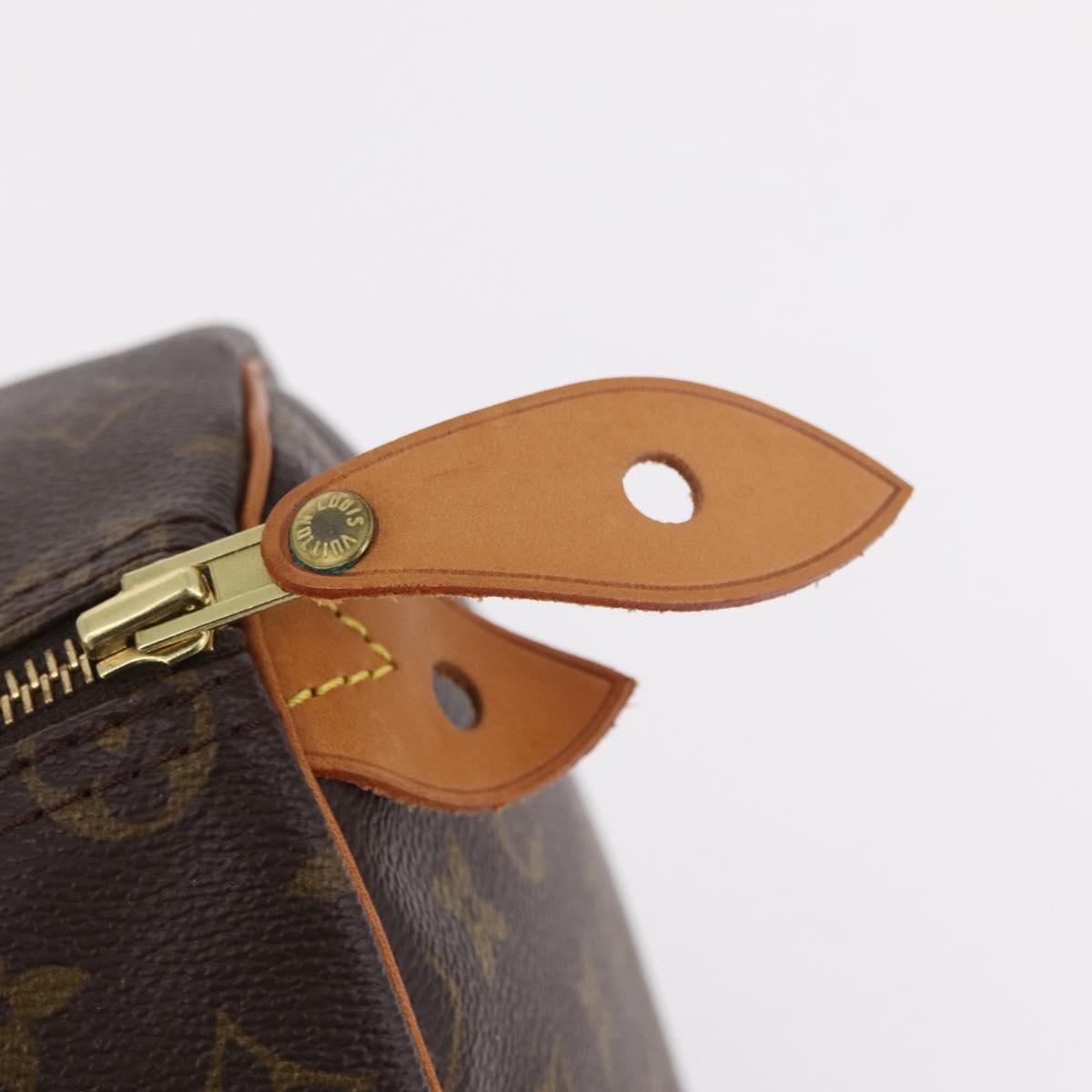 LOUIS VUITTON Monogram Speedy 35 Hand Bag M41524 LV Auth 204115V