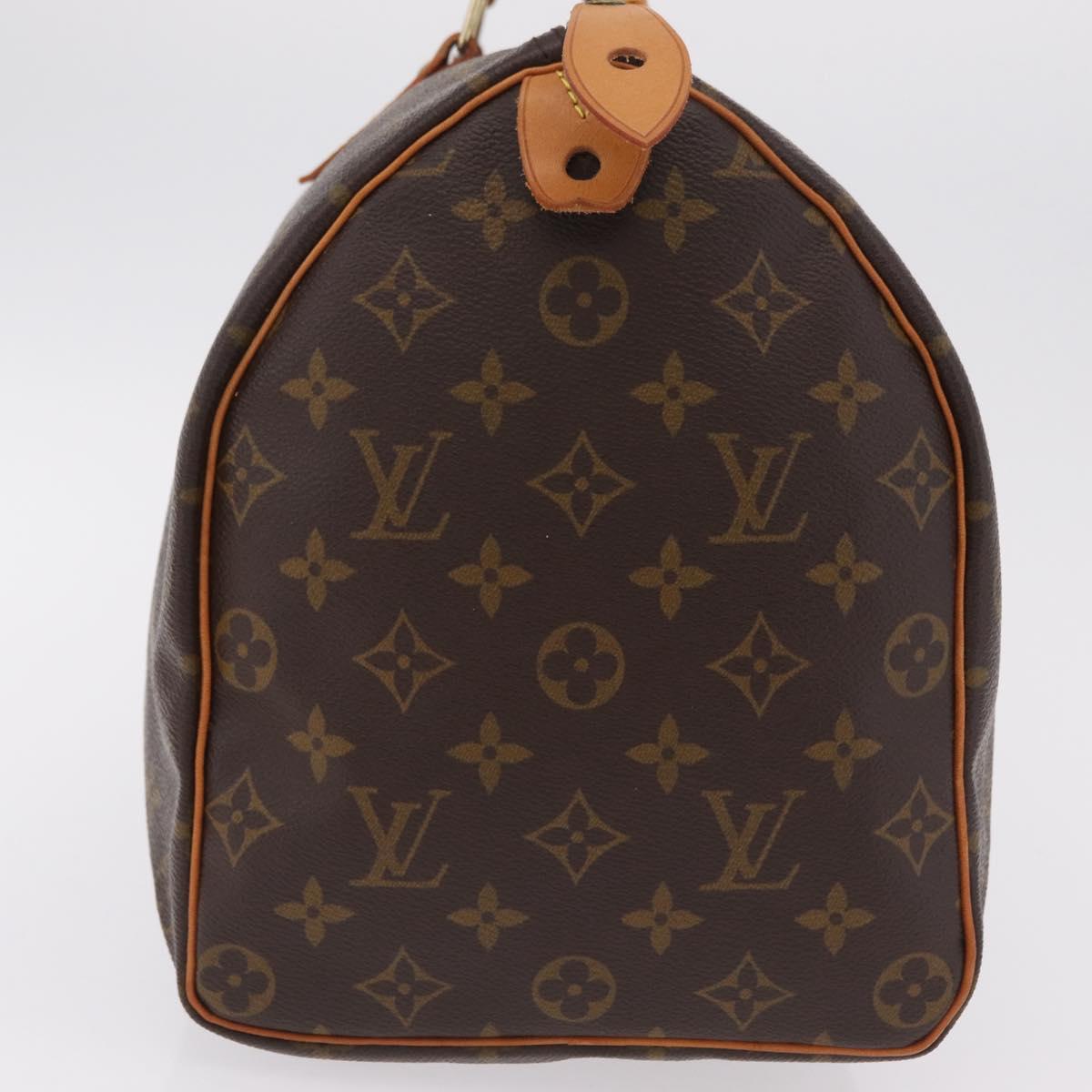 LOUIS VUITTON Monogram Speedy 35 Hand Bag M41524 LV Auth 204115V