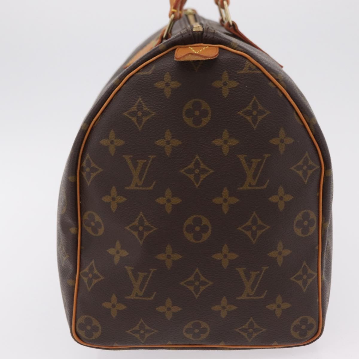 LOUIS VUITTON Monogram Speedy 35 Hand Bag M41524 LV Auth 204115V