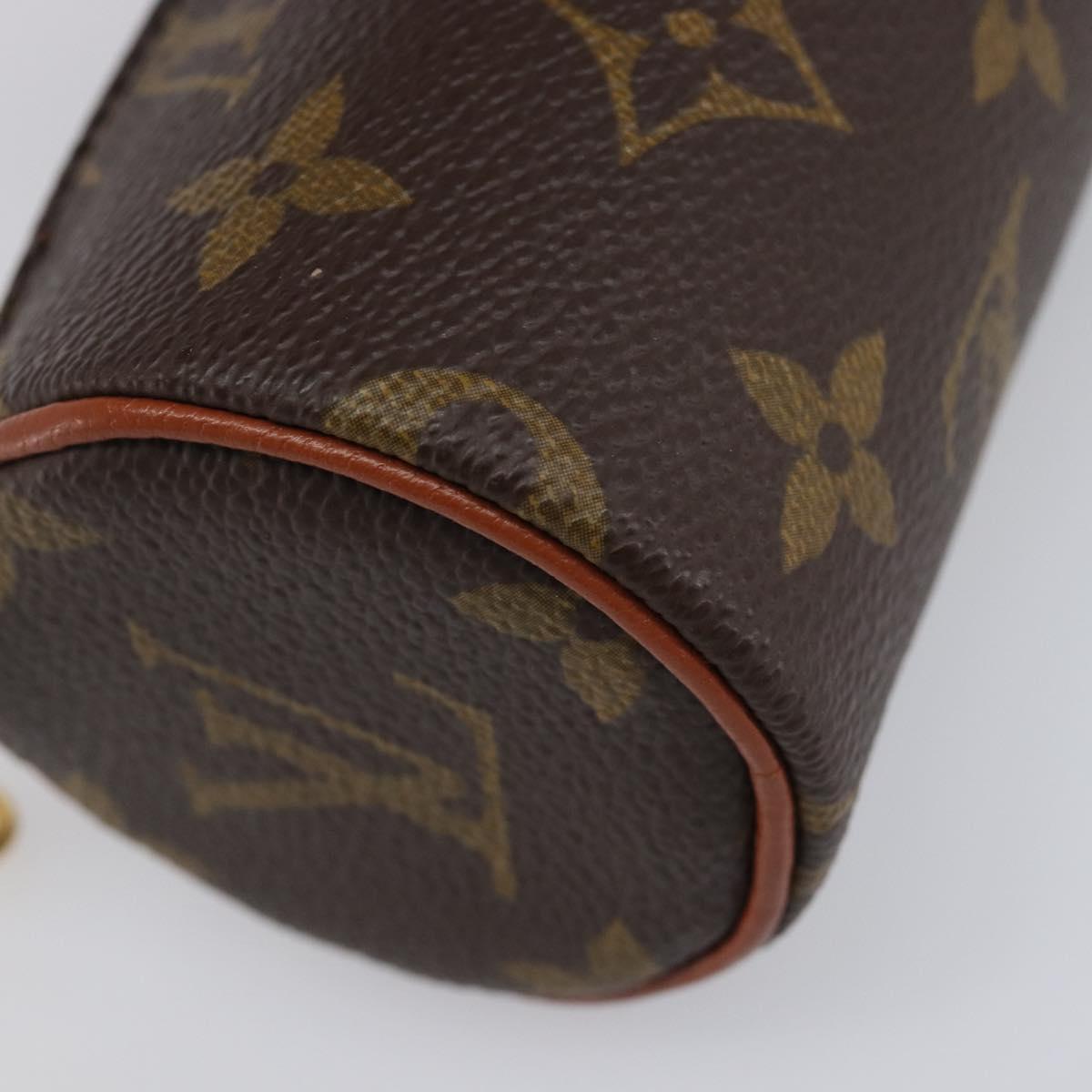 LOUIS VUITTON Monogram Papillon Pouch LV Auth 204117