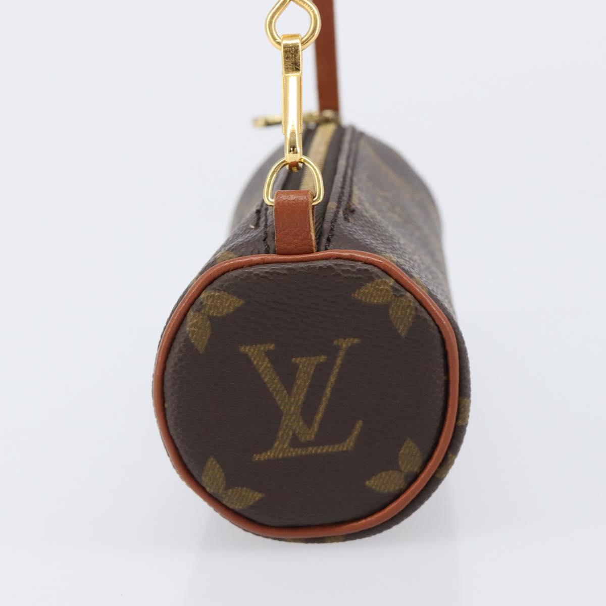 LOUIS VUITTON Monogram Papillon Pouch LV Auth 204117