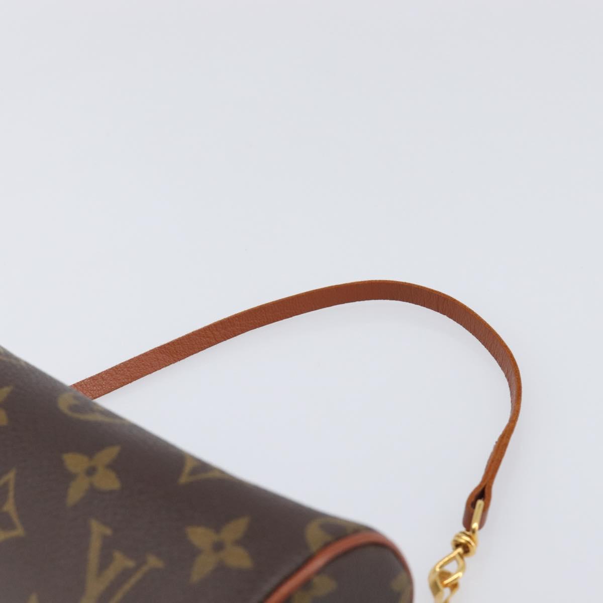 LOUIS VUITTON Monogram Papillon Pouch LV Auth 204117