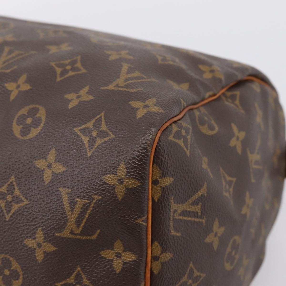 LOUIS VUITTON Monogram Speedy 30 Hand Bag M41526 LV Auth 204119