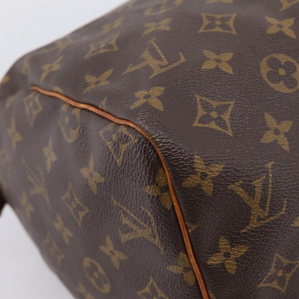 LOUIS VUITTON Monogram Speedy 30 Hand Bag M41526 LV Auth 204119
