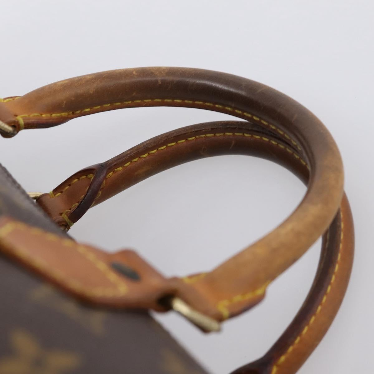 LOUIS VUITTON Monogram Speedy 30 Hand Bag M41526 LV Auth 204119