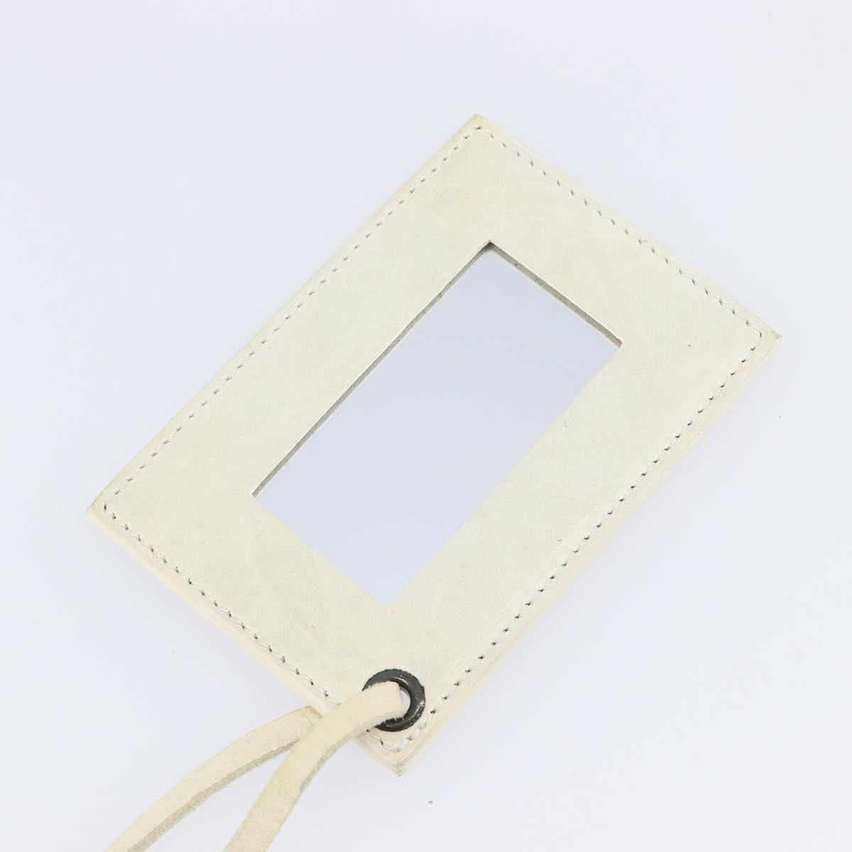 BALENCIAGA The Shoulder Bag Leather Ivory 138226 Auth 204124V