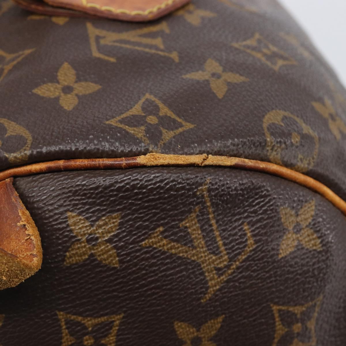 LOUIS VUITTON Monogram Speedy 25 Hand Bag M41528 LV Auth 204134