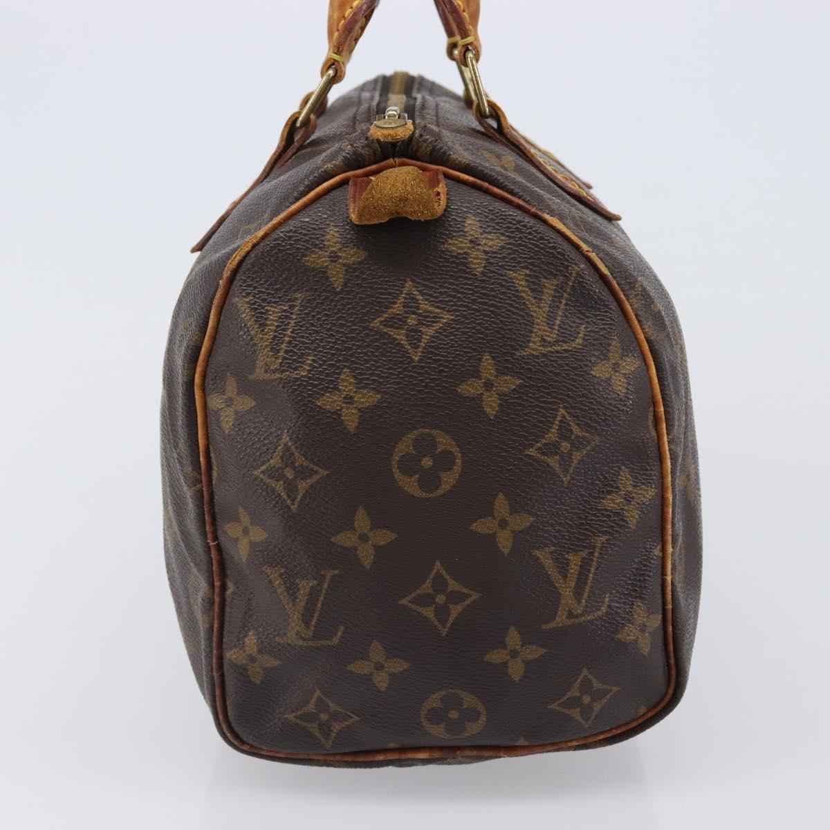 LOUIS VUITTON Monogram Speedy 25 Hand Bag M41528 LV Auth 204134