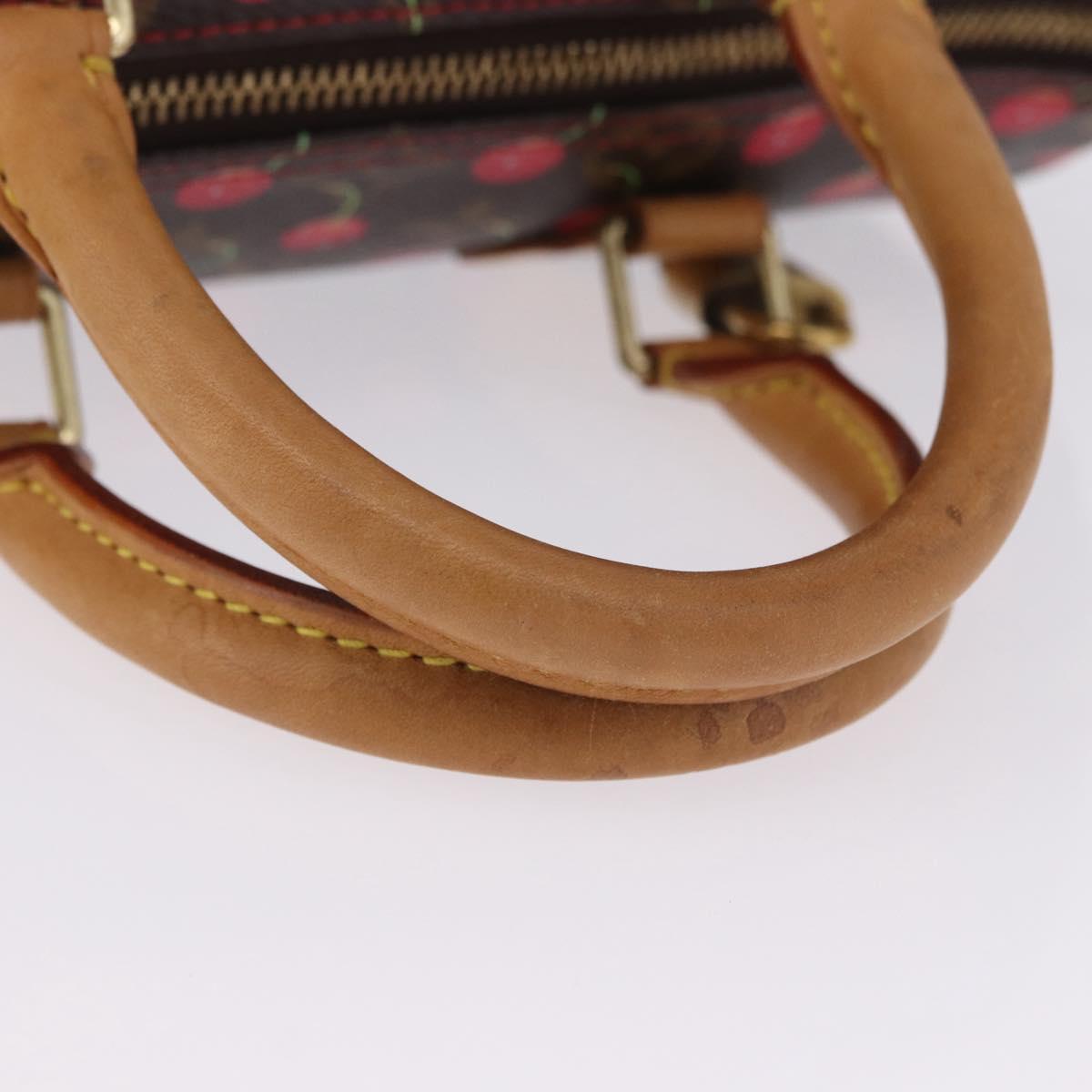 LOUIS VUITTON Monogram Cherry Speedy 25 Hand Bag M95009 LV Auth 204136SAV
