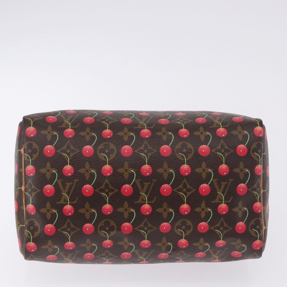 LOUIS VUITTON Monogram Cherry Speedy 25 Hand Bag M95009 LV Auth 204136SAV