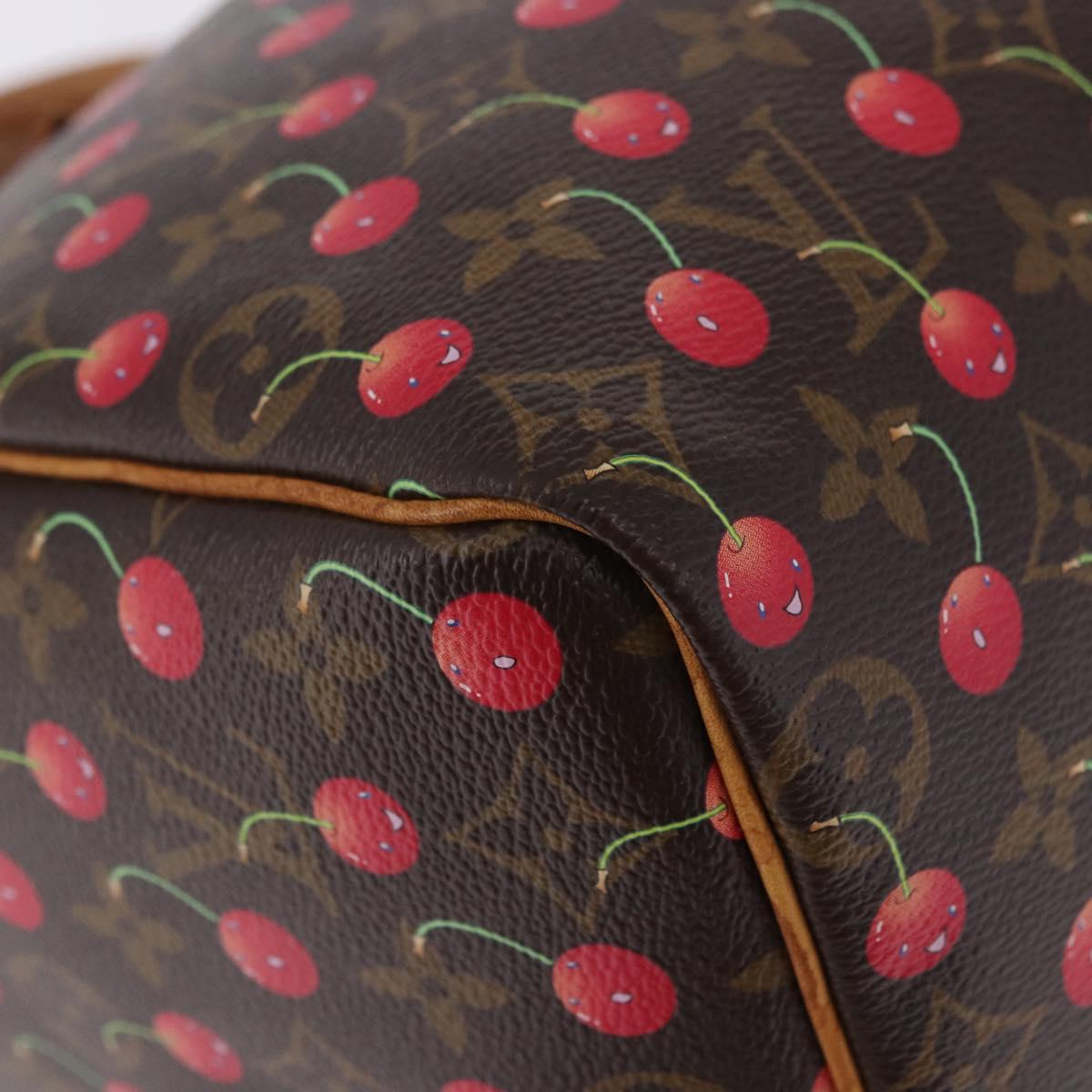 LOUIS VUITTON Monogram Cherry Speedy 25 Hand Bag M95009 LV Auth 204136SAV