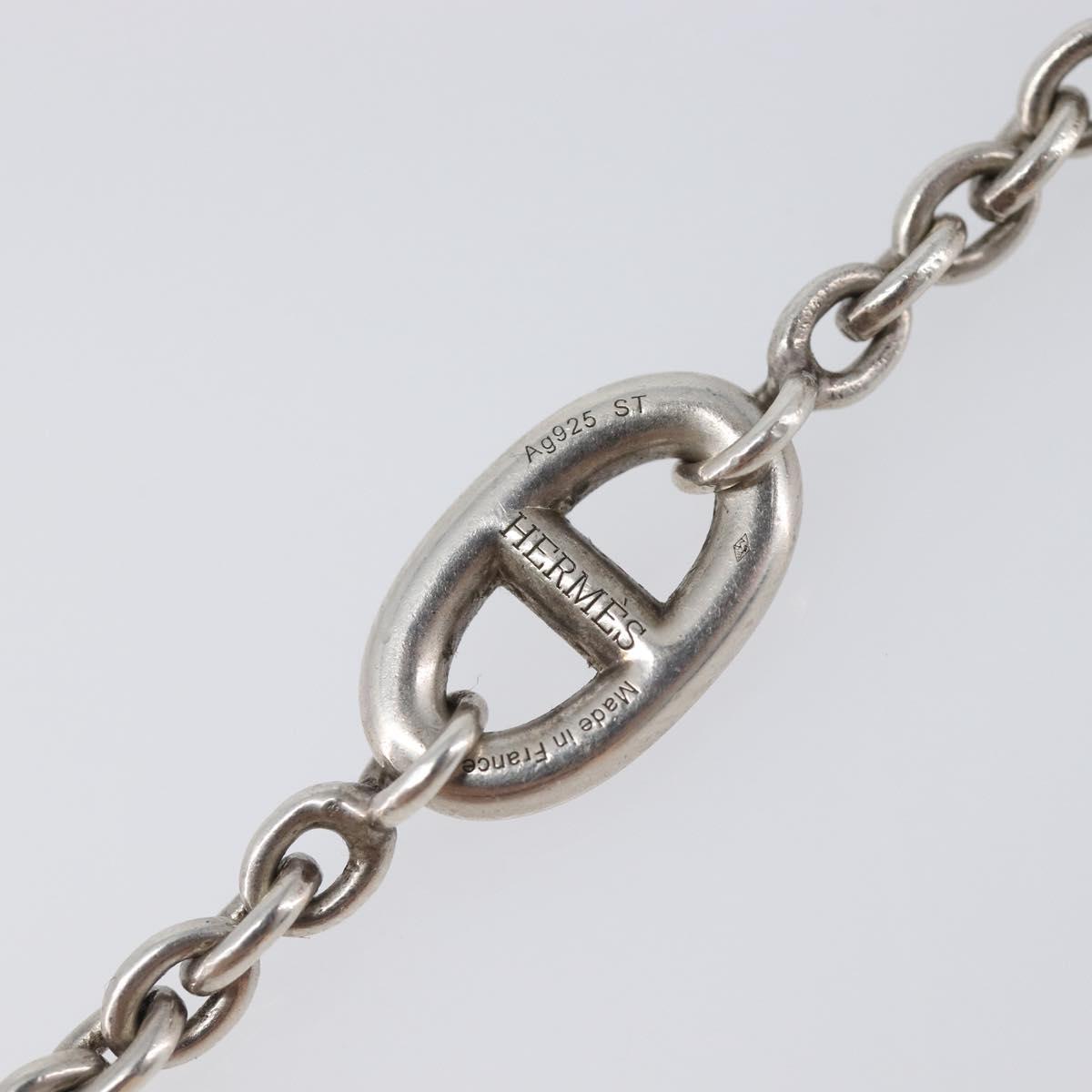 HERMES Farandole ST Bracelet Ag925 Silver Auth 204142M