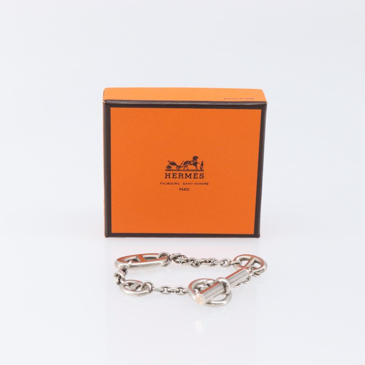 HERMES Farandole ST Bracelet Ag925 Silver Auth 204142M