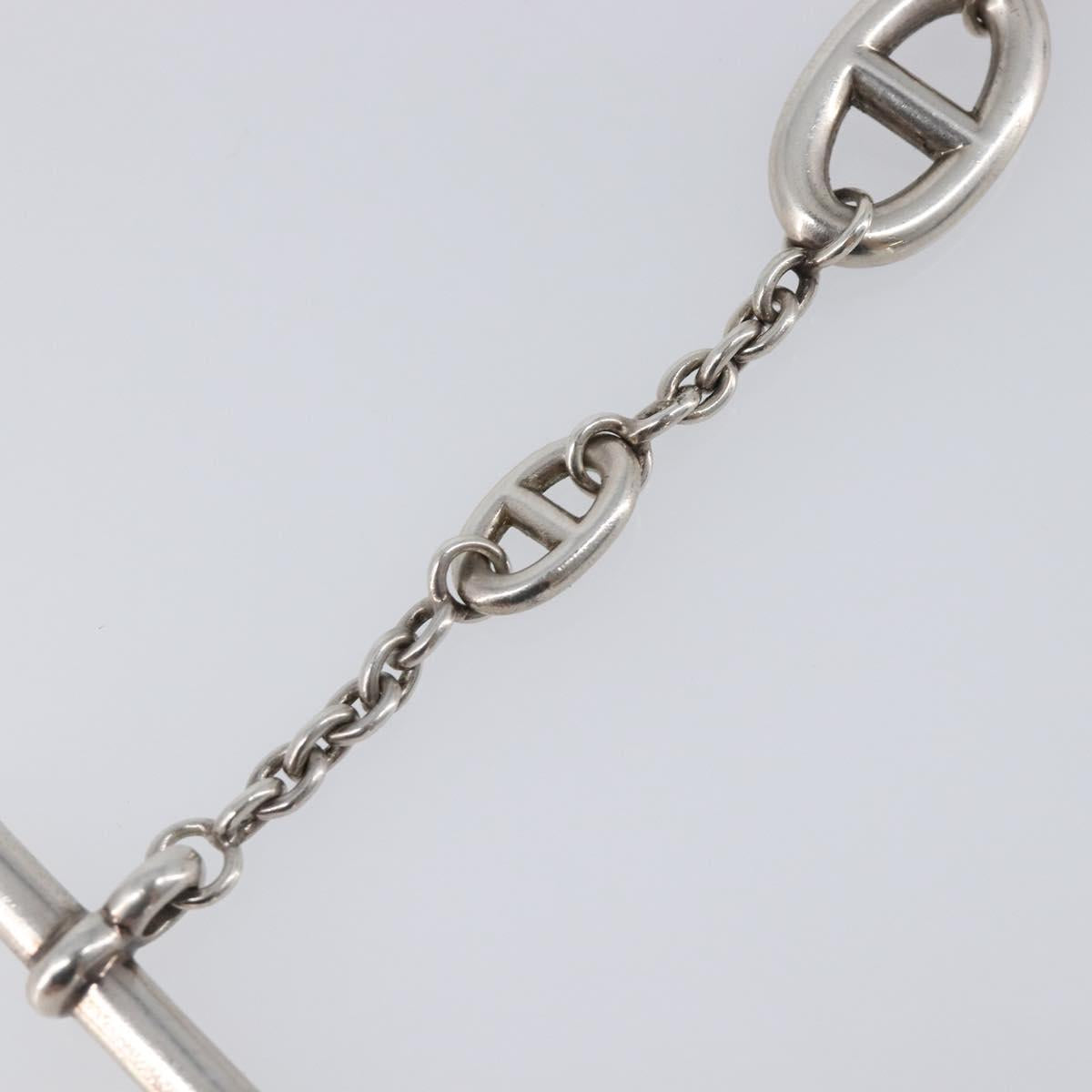 HERMES Farandole ST Bracelet Ag925 Silver Auth 204142M