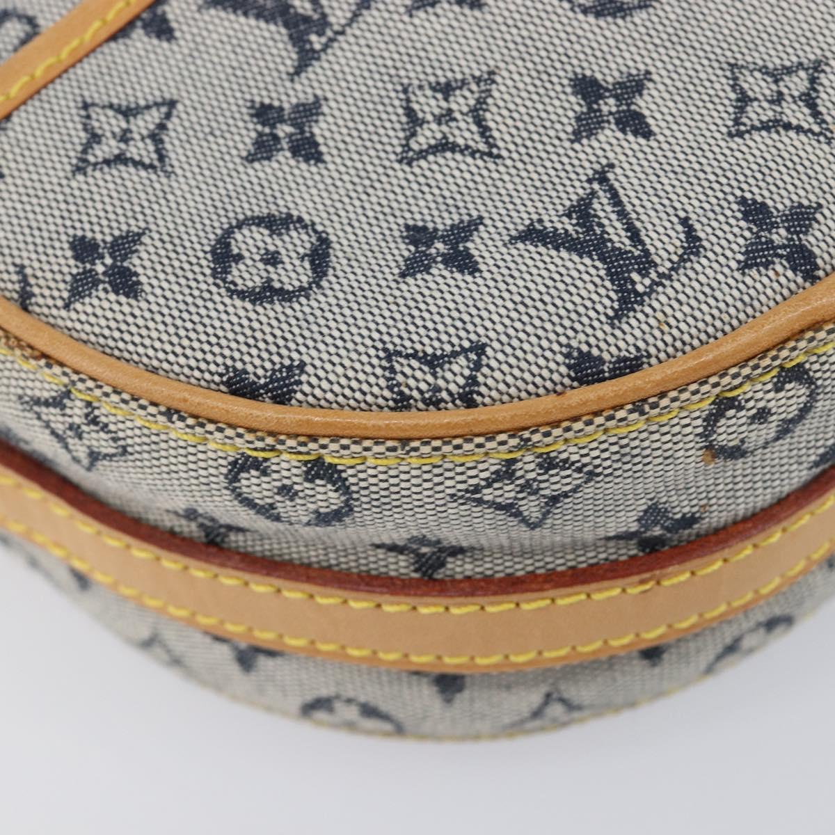 LOUIS VUITTON Monogram Mini Jeanne PM Shoulder Bag Blue M92001 LV Auth 204144